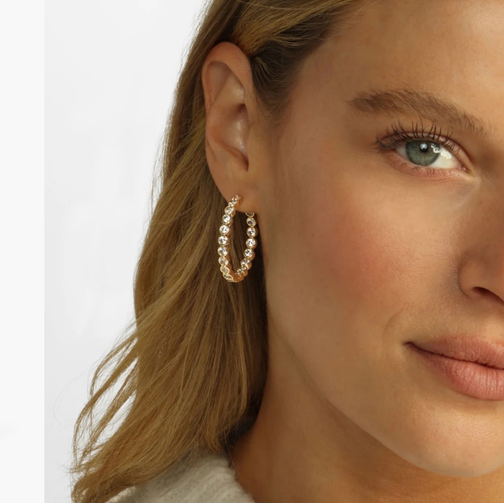 Melinda Maria Baroness Hoop Earrings